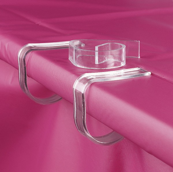 Transparente Tischklammern Tischdeckenhalter 72 Stück, Dekoration, Tischdeko